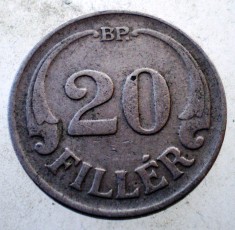 1.330 UNGARIA 20 FILLER 1926 foto