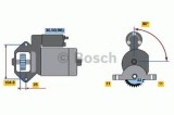 Starter FORD MONDEO II Combi (BNP) (1996 - 2000) BOSCH 0 986 022 561