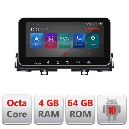 Navigatie Kia Picanto 2016- I-2217 4+64 ecran 10.33&quot; Android Waze USB Navigatie Internet Youtube Radio CarStore Technology