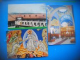 HOPCT LOT 3685 - 3 CARTI POSTALE-MANASTIREA RECEA JUD MURES-NECIRCULATE, Necirculata, Printata