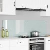 VidaXL Spate de bucătărie Alb 80 x 50 cm sticlă securizată 3415522