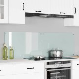 VidaXL Spate de bucătărie Alb 80 x 50 cm sticlă securizată 3415522