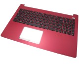 Tastatura Asus Neagra X502 cu Palmrest Roz