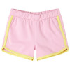 Pantaloni scurți pentru copii cu ornamente, roz aprins, 92, vidaXL