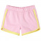 Pantaloni scurți pentru copii cu ornamente, roz aprins, 92