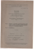 Universitatea Bucuresti - Teza doctorat chimie Ecaterina Georgescu - dedicatie