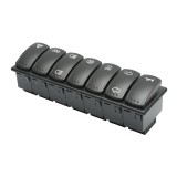 Panou de comanda universal auto cu 7 butoane si comutatoare integrate