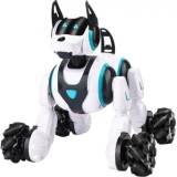 Cumpara ieftin Caine Robot inteligent controlabil prin gesturi si telecomanda iUni 800A, Rotire 360&deg;, Alb