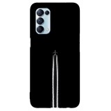 Husa compatibila cu Oppo A53 model Airplane, Silicon, TPU, Viceversa, Transparent, Carcasa
