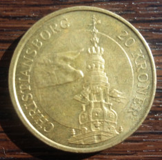 (M1202) MONEDA DANEMARCA - 20 KRONER 2003, CHRISTIANSBORG foto