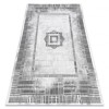 Covor acril VALS 0W1736 C53 87 pătrate dungi gri inchis / gri deschis, 160x230 cm, Dreptunghi