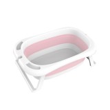 Cadita pliabila din silicon si plastic pentru copii culoare roz-Culoare Roz