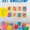 Art Workshop for Children: How to Foster Original Thinking with More Than 25 Process Art Experiences