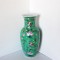 Vază mare, porțelan chinezesc, decorată manual - Enamel Famille Verte Wu kai - Hongdian China
