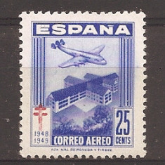 Spania 1948 - Lupta împotriva tuberculozei, PA, , MNH