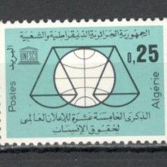 Algeria.1963 15 ani Declaratia drepturilor omului MA.352