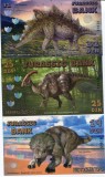 !!! RARR : FANTASY NOTES = JURASSIC BANK - 19 + 25 + 31 DIN 2015 - UNC / POLIMER