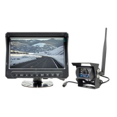 Camera de mers inapoi si monitor LCD wireless PNI TRK501 cu functie DVR, slot card micro SD, LED-uri IR, pentru camion