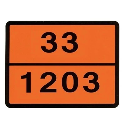 PLACA ADR 33-1203 30X40 CM PETROL HICO 64797 foto