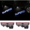 Set 2 Proiectoare Logo LED Skoda Superb, 7W, Canbus, Ornamente Interior, Tuning Auto