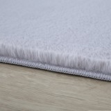 Cumpara ieftin Covor Pouffy V1 Argintiu 160 x 160cm