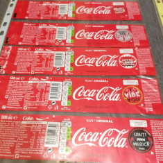 N5 Lot 10 etichete diferite COCA COLA