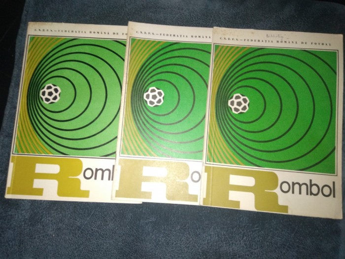 9 REVISTE ROMBOL 1970 1971 1972 1975 1979 2 FR FOTBAL BULETIN INFORMATIV 1996 1997