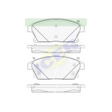 Set placute frana Icer 181939202, parte montare : Punte Fata