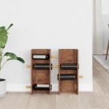 vidaXL Rastel Maro 24 x 13 x 54 cm Lemn masiv de mahon 42012357