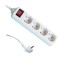 Prelungitor cu 4 prize, 5.0mx1.5mm, cu intrerupator, Makalon, 700759