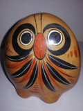 Vintage Tonala Mexico bufnita ceramica