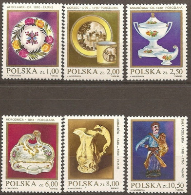 C2017 - Polonia 1982 - Yv.no.2608-13 neuzat,perfecta stare foto