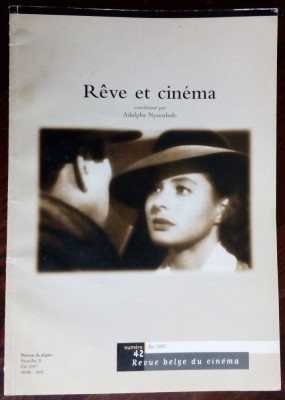 REVUE BELGE DE CINEMA, No. 42/1997: REVE ET CINEMA (autograf ADOLPHE NYSENHOLC) foto