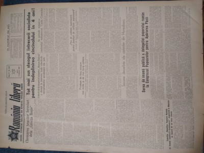ZIAR ROMANIA LIBERA 9 IANUARIE 1953 foto