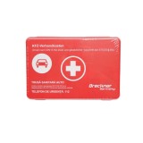 Trusa sanitara auto completa prim ajutor, conform DIN 13164:2022, valabilitate produse sterile 20.02.2031, echipare obligatorie auto si interventii ur