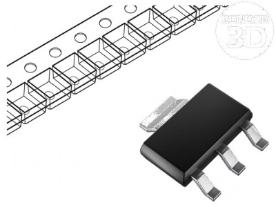 Comutator de putere low-side 7A N-Channel SMD SOT223 foto