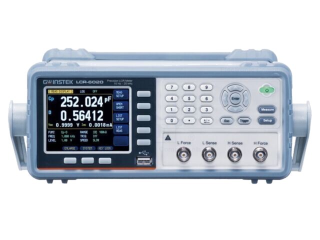 Punte RLC LCD 3,5&quot; GW INSTEK LCR-6000 1E-05&divide;99,999M&Omega; 1E-05pF&divide;9999,99mF