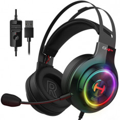 Căști de gaming Edifier G4 TE, RGB, 7.1 (negru)