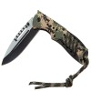 Briceag de vanatoare DEPOX&reg;, Only Comando, otel inoxidabil, 21 cm, camuflaj