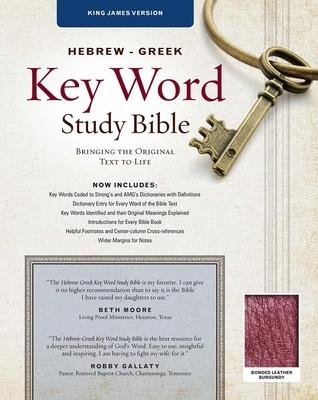 Hebrew-Greek Key Word Study Bible-KJV: Key Insights Into God&amp;#039;s Word foto
