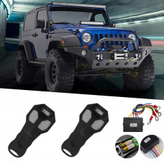 Modul cu 2 telecomenzi Wireless pentru actionare Troliu, destinatie Off-Road, ATV, SSV, QUAD (AVX-T100123-8) AVX-T100123-8