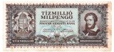 Ungaria 10 000 000 Pengo 1946 P-129 U8