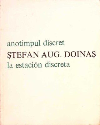 ANOTIMPUL DISCRET. LA ESTACION DISCRETA-STEFAN AUGUSTIN DOINAS-265576 foto