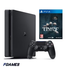 Consola Sony Playstation 4 Slim Ps4 500gb + Controller + Thief PlayStation 4, Second-Hand