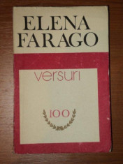 VERSURI de ELENA FARAGO , 1978 foto