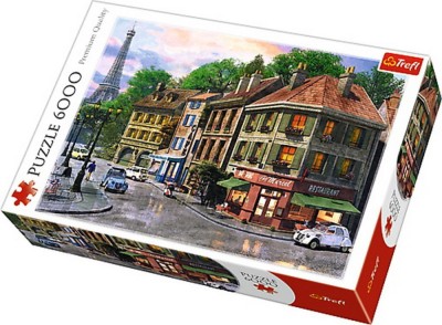PUZZLE TREFL 6000 STRAZILE PARISULUI foto