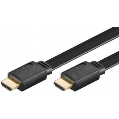 Cablu Hdmi plat 2m 1.4v Ethernet 3D Goobay foto