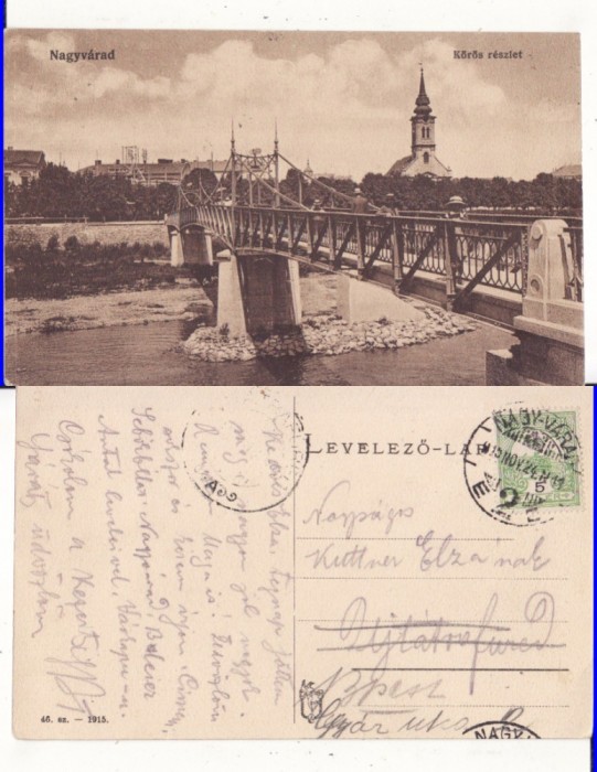 Podul peste Cris - Oradea - rara