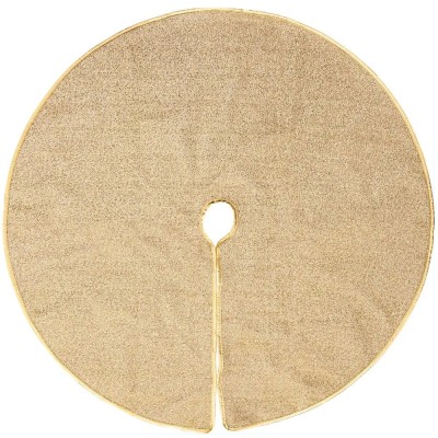 Covoras de pus sub bradul de Craciun, diametru 90 cm, auriu Household NewTrend foto