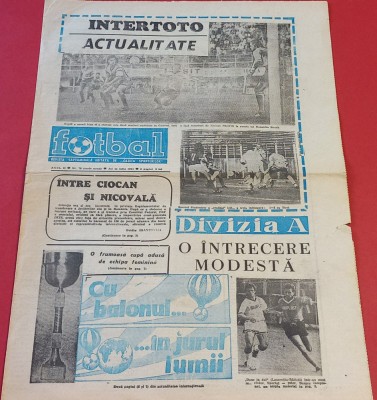 Ziarul FOTBAL 11.07.1991 foto